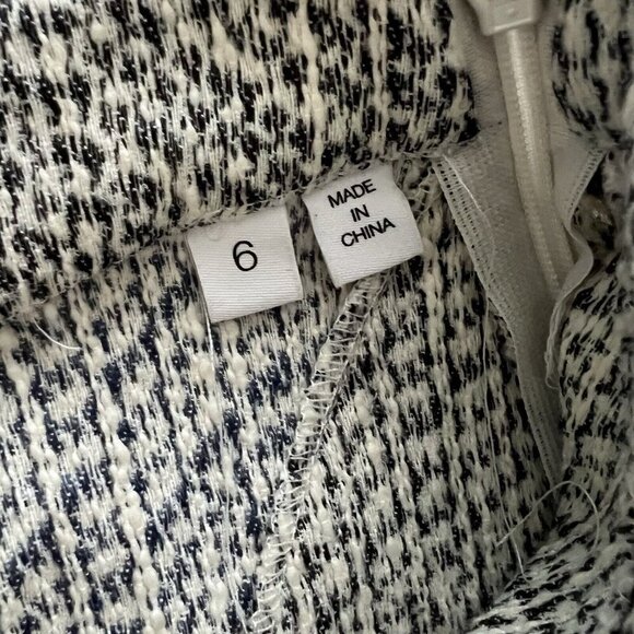 Derek Lam 10 Crosby Colorblock Tweed A-line Mini Skirt Academia Old Money Size 6 - Picture 6 of 9